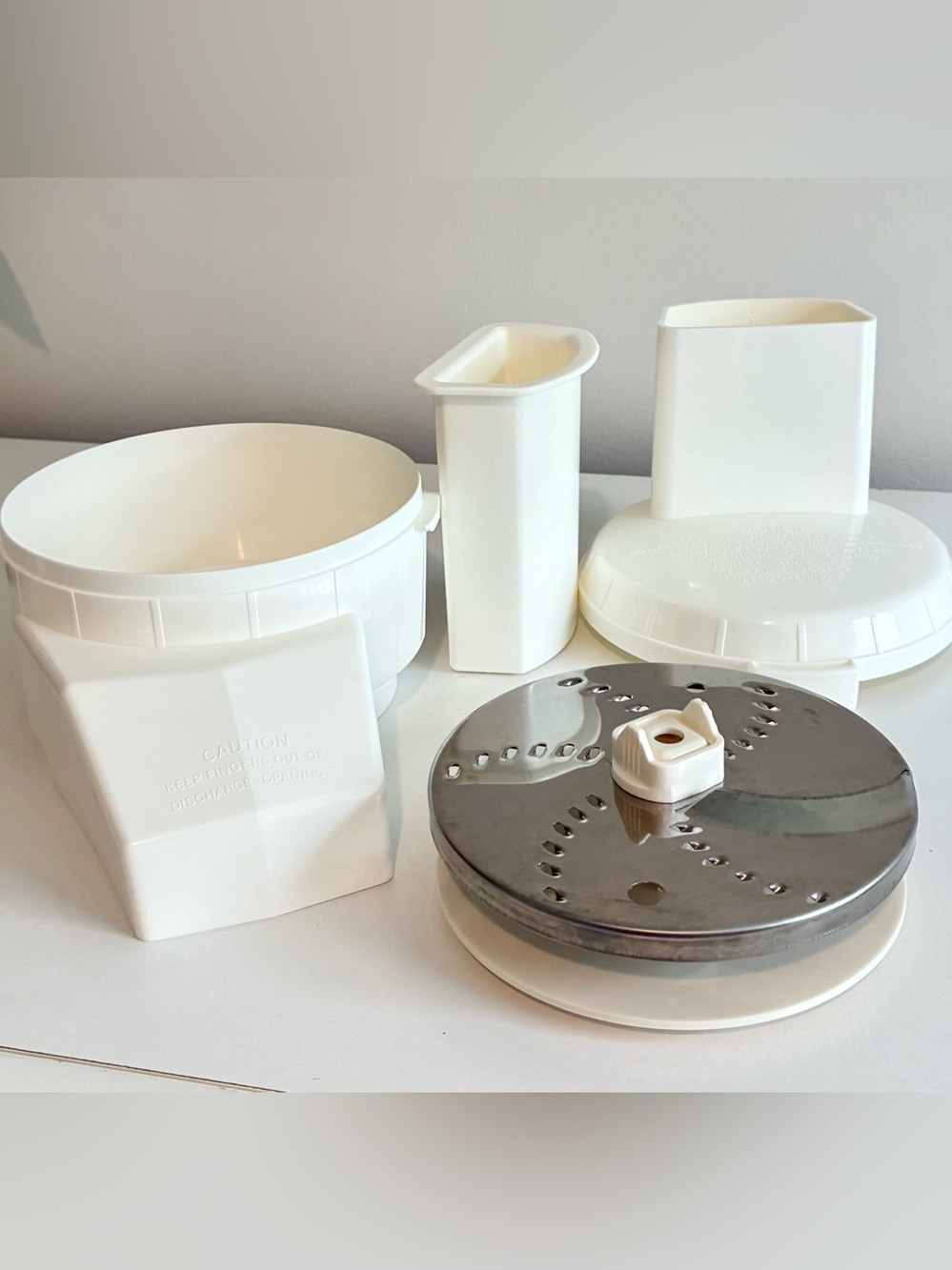 Presto Mini Max Food Processor Parts Bowl Lid Slicing Disk Pusher 0290003